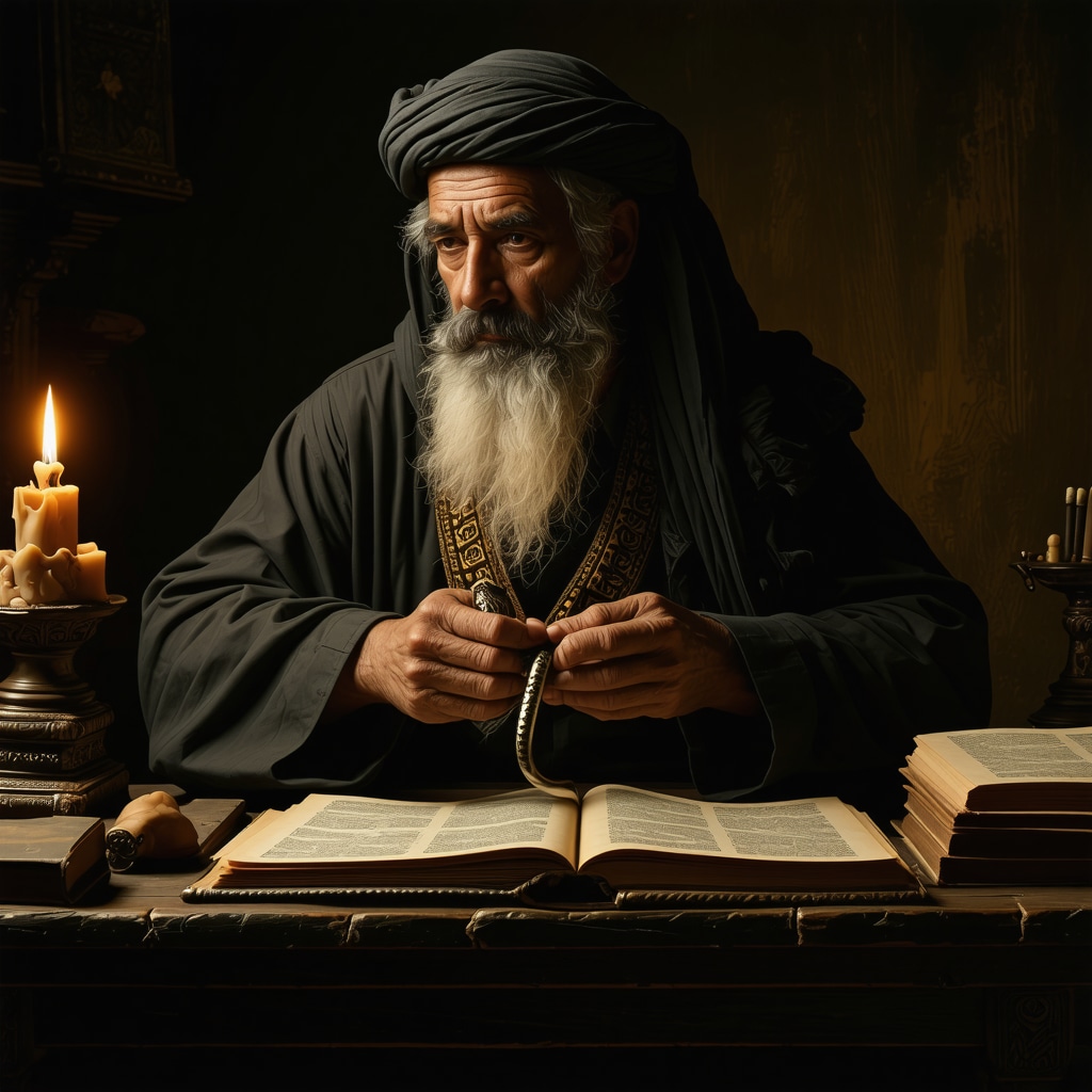 Islamic scholar analyzing a dream about a snake bite with traditional and modern resources