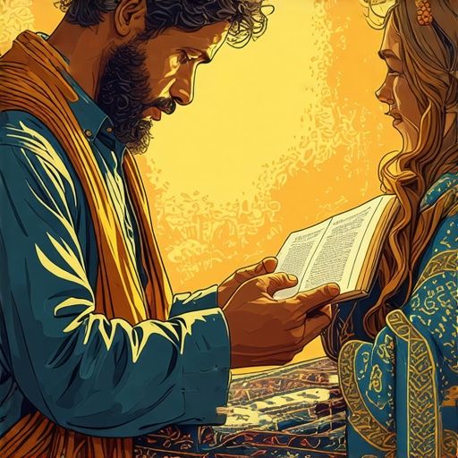 Islamic scholar analyzing symbolic dream imagery related to marriage and spirituality