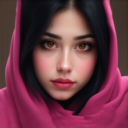 Ilustracija simbola u snovima, islamski umetnički stil, mirna scena