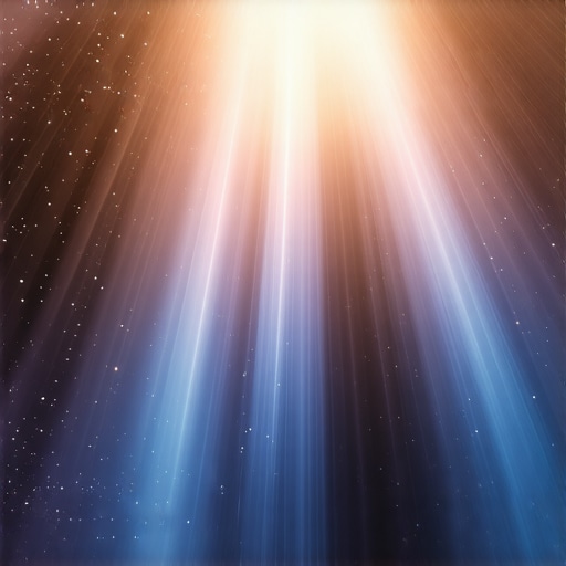 Celestial meteor shower symbolizing spiritual cleansing