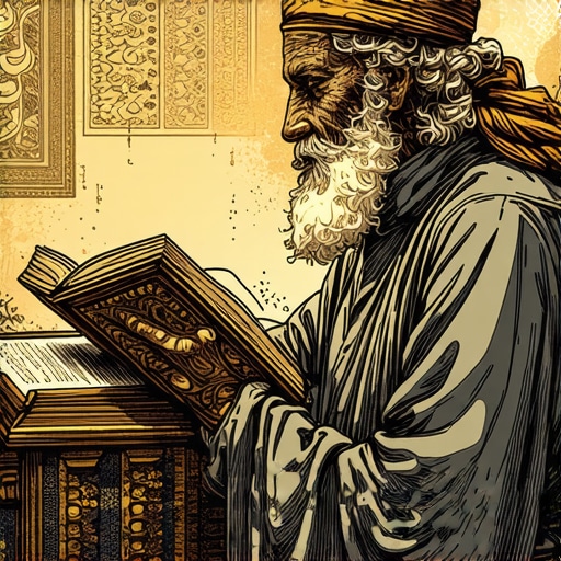 Islamic scholar analyzing dreams and symbols related to snakes