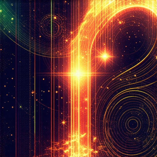 Spiritual illustration of the number 12 with glowing effects