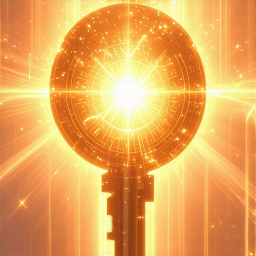 A glowing mystical key symbolizing spiritual unlocking in dreams