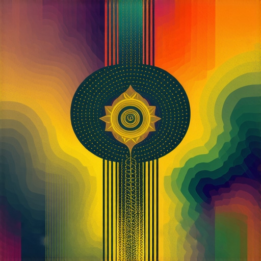 Dreamscape illustrating layered symbols and spiritual elements