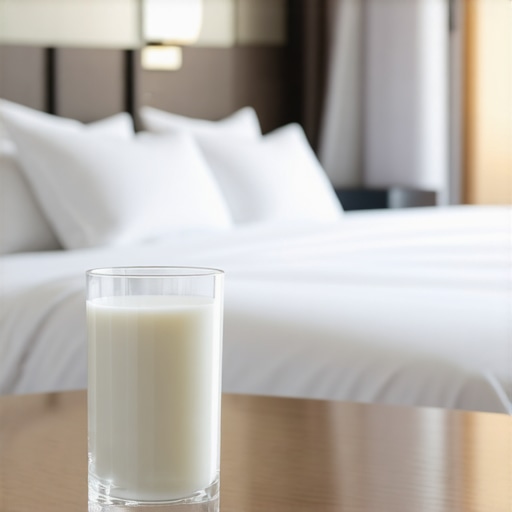 Islamic spiritual setting with milk for contemplation