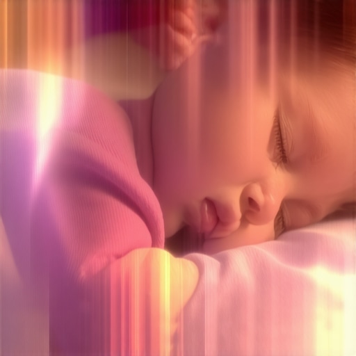 Ilustracija bebinog sna sa svetlim tonovima, simbol duhovne čistoće i obnove