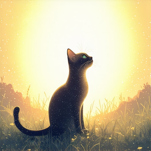 Dream symbolism of a luminous cat in Islamic spirituality