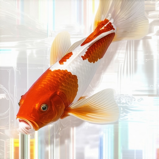 A peaceful fish swimming in transparent water representing spiritual insight