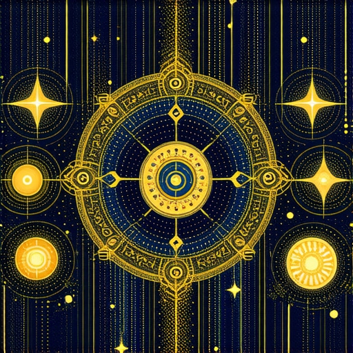 Islamic spiritual symbols and dream motifs in art style