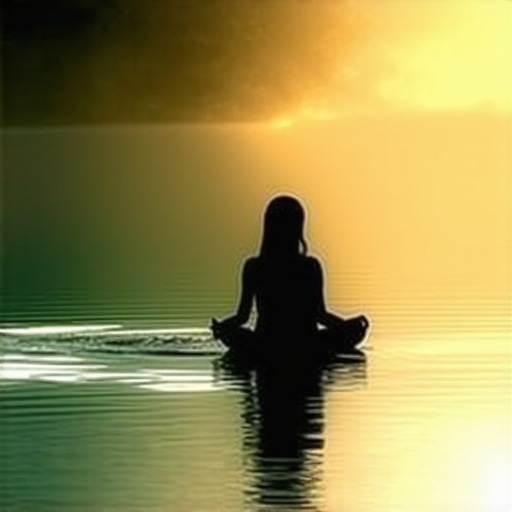 Osoba pliva u mirnoj rijeci, simbolički prikaz duhovnog rasta i pročišćenja