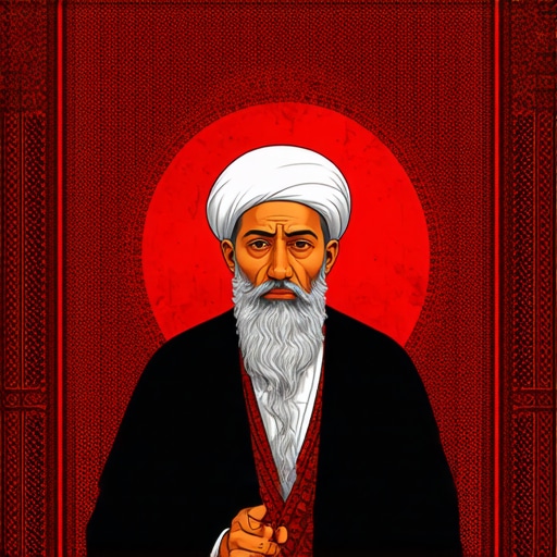 Islamic scholar analyzing a dream about blood, spiritual interpretation