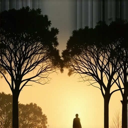 Islamic scholar analyzing lush and barren trees symbolism in dreams for spiritual guidance