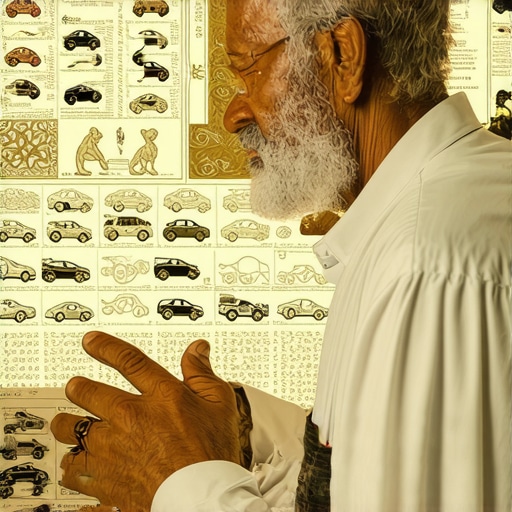 Islamic scholar studying dream symbolism related to vehicles in Islamic tradition