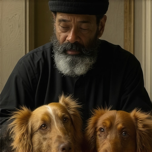 Islamic Dream Interpretation Expert Analysis Islamic scholar analyzing symbolic dreams about dogs in spiritual context