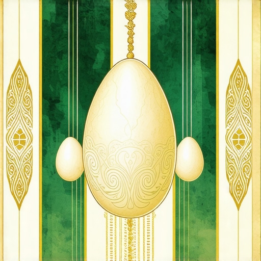Islamic Dream Interpretation Symbols Illustration of Islamic symbols and eggs in dream interpretation