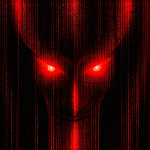 Illustration of Satan in Islamic dream interpretation with spiritual symbols