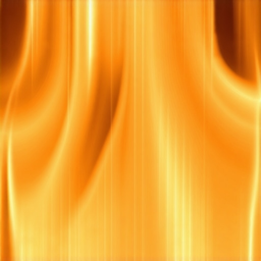 Abstract glowing fire representing spiritual growth and inner strength