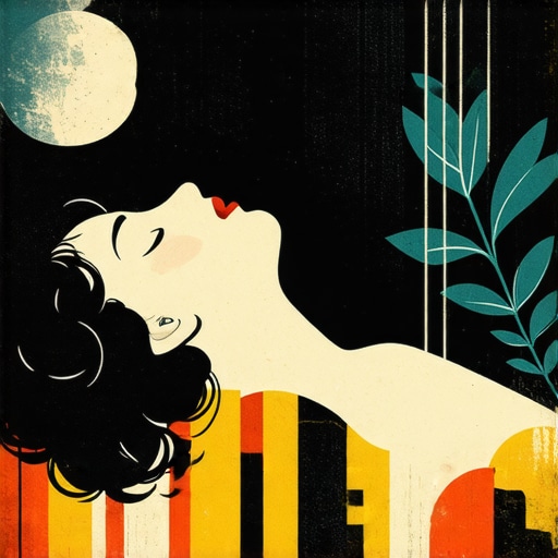 An artistic depiction of a person experiencing a dream about spiritual purification