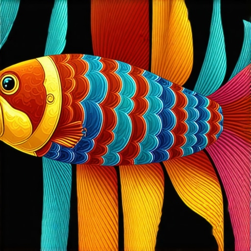 Colorful fish illustrating spiritual symbolism in Islamic dreams