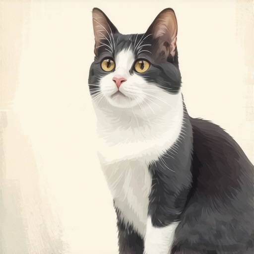 Duhovna simbolika mačke u islamu Serene cat representing spiritual protection in Islamic tradition