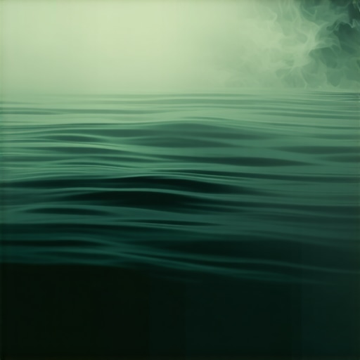 Duhovni simboli mutne vode u islamskom snu, sa mističnim i introspektivnim tonovima.