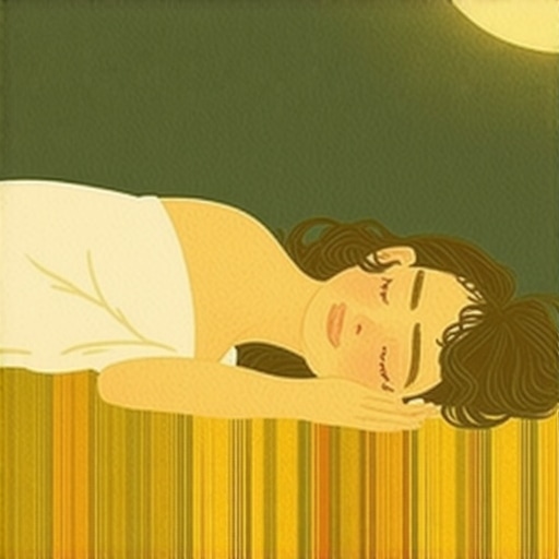 Person dreaming of spiritual childbirth scene with symbolic elements