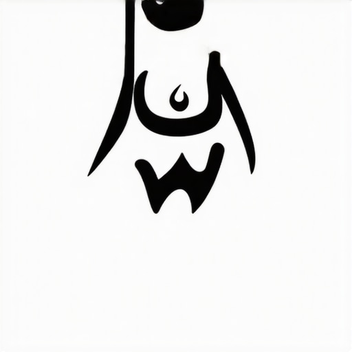 Ilustracija plave zmije kao duhovnog simbola u snovima, islamski sanovnik