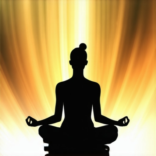 Ilustracija meditacije i duhovne introspekcije