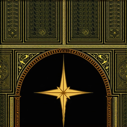 Ilustracija svetlucave svetlosti, ptica i olujnog mora kao simbola duhovnih poruka u snovima