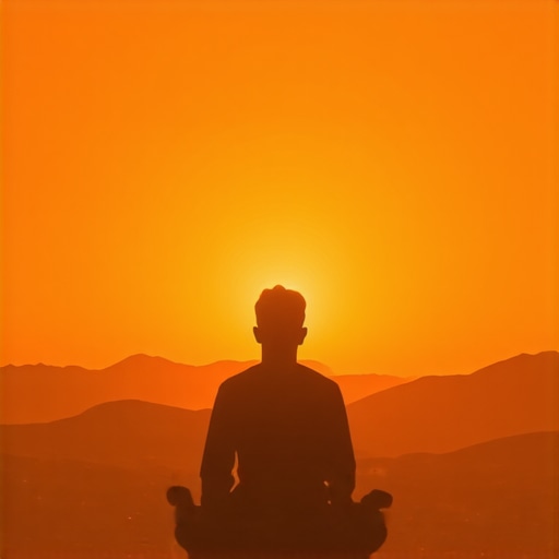 Prikaz introspektivne scene sa svetlosnim efektima simbolizujućim duhovno rađanje