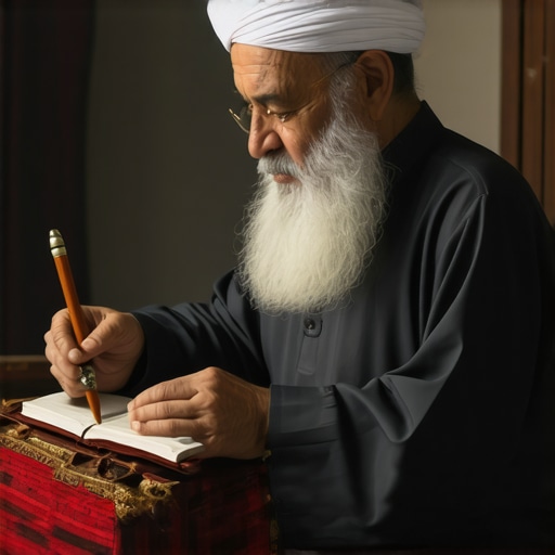 Islamski učenjak proučava simbole snova uz tradicionalne alate