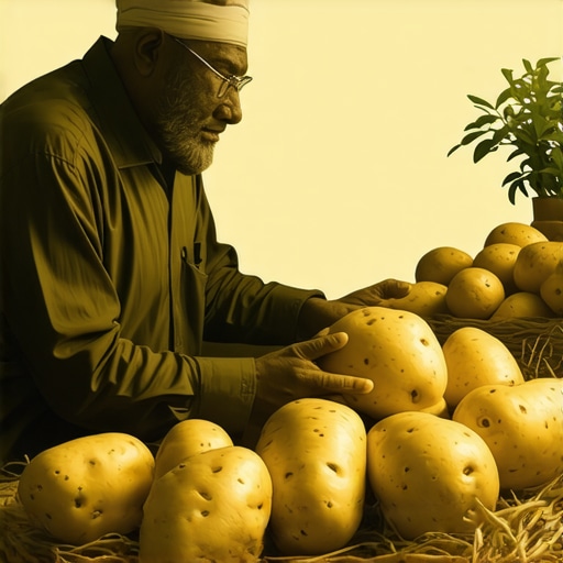 Islamic scholar studying a dream about potatoes, symbols, and spiritual insights