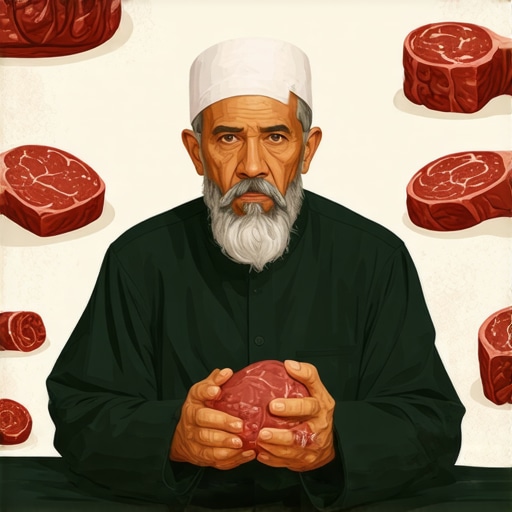Islamic scholar analyzing symbolic dream about meat for spiritual insight