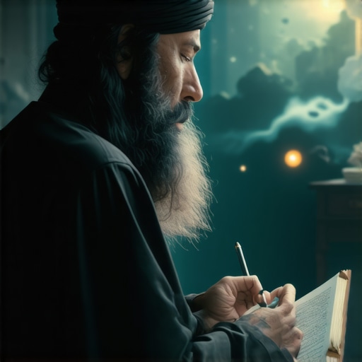 Islamic scholar studying dream symbols about hair