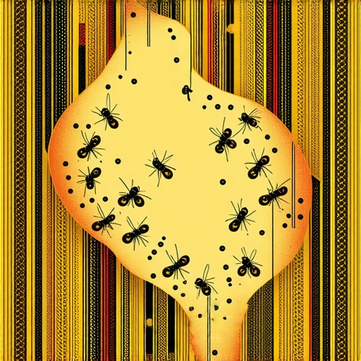 Islamic Art of Ants in Dreams Illustration of ants representing spiritual perseverance in Islamic dream interpretation