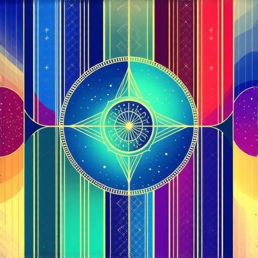 Abstract illustration of layered dream symbols in Islam