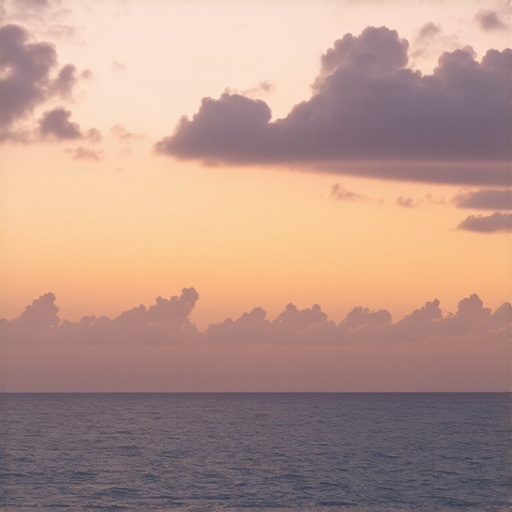 Mirno more u zalasku sunca, simbol duhovnog mira i refleksije u islamu