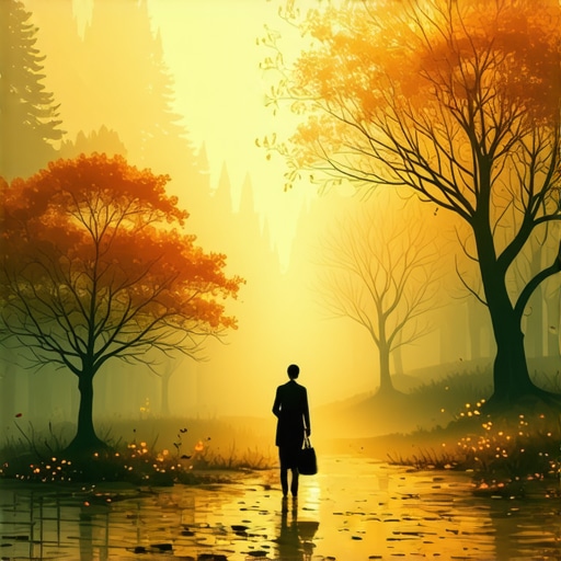 Ilustracija svetlosnih vrata u snu