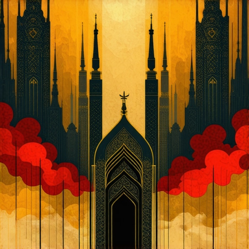 Spiritual Awakening and Apocalypse Symbolism in Islam Islamic art depicting spiritual awakening and apocalyptic symbolism