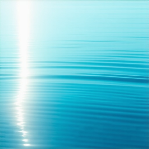 Serene, glowing water symbolizing spiritual purity in a dream