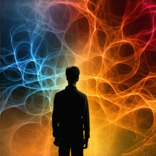 Ilustracija osobe koja razmišlja o složenosti snova, prikazujući isprepletene misli i emocije koje simbolizuju duboko duhovno značenje iza površnih simbola.