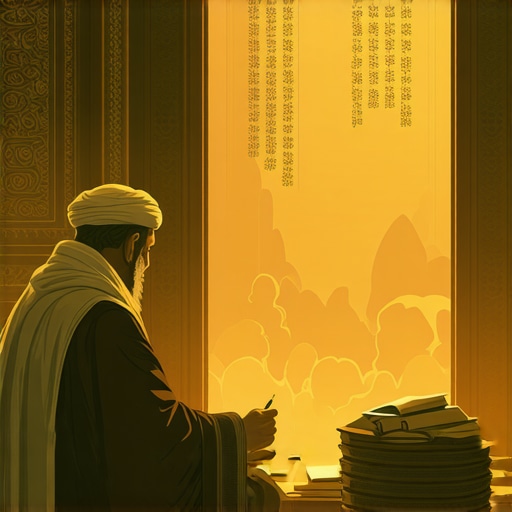 Duhovno tumačenje sna o trudnoći u islamu Scholarly illustration of dream interpretation in Islamic tradition