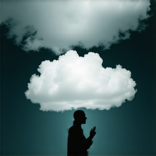 Duhovno tumačenje sna u islamu Praying person with spiritual dream cloud