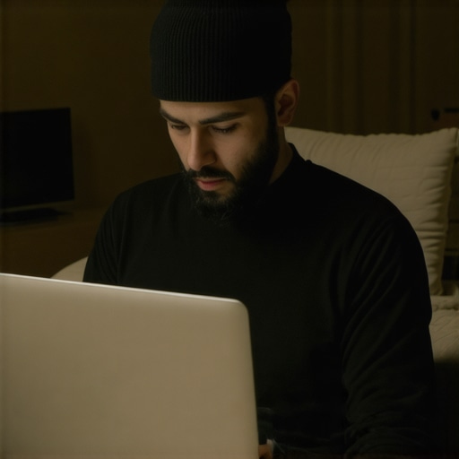 Duhovno usavršavanje putem tumačenja snova u islamu Prikaz islamskog sanovnika na laptopu sa simbolima snova i duhovnim porukama