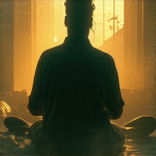 Person contemplating Islamic dream symbols and messages